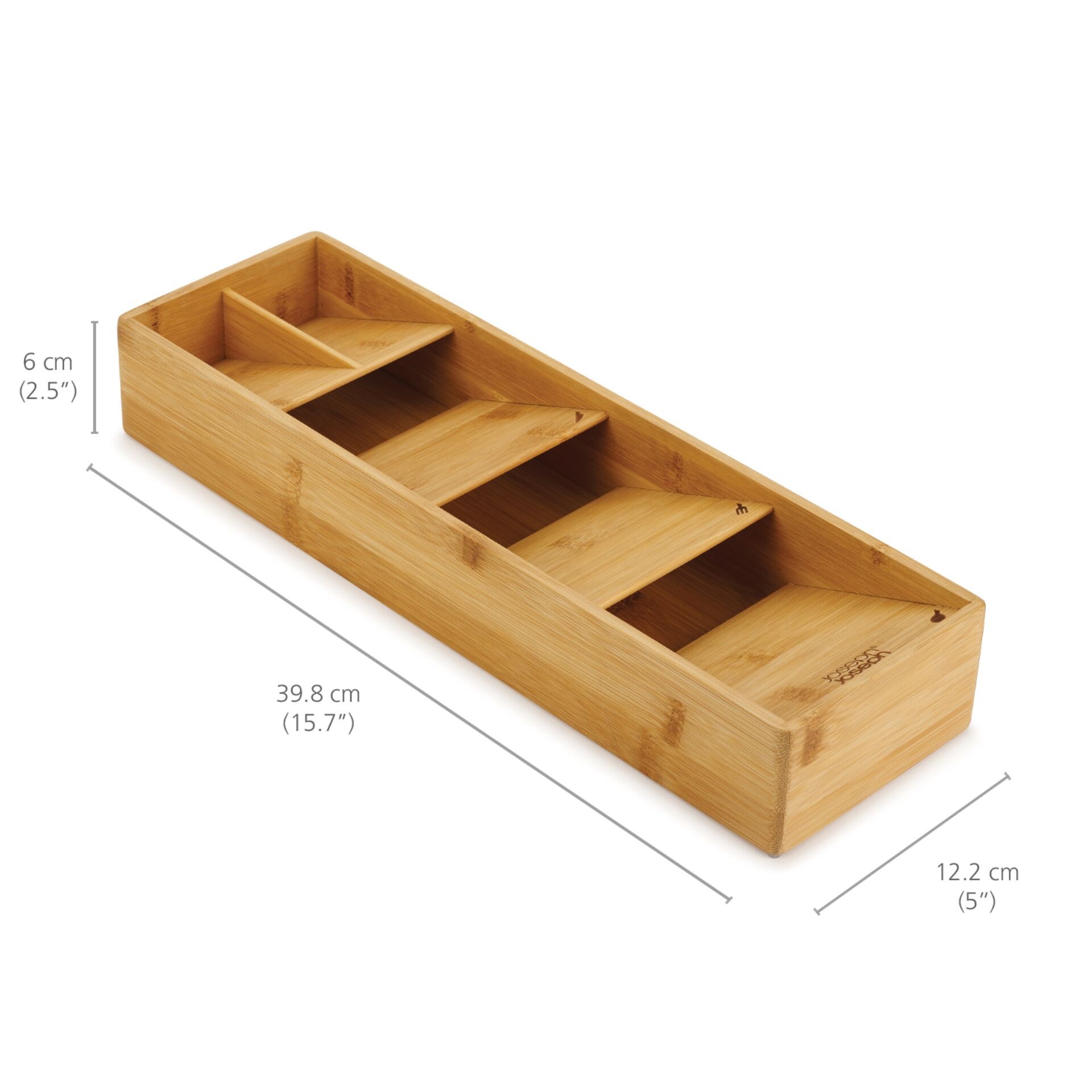 Joseph Joseph DrawerStore Bamboo Compact Cutlery Organiser